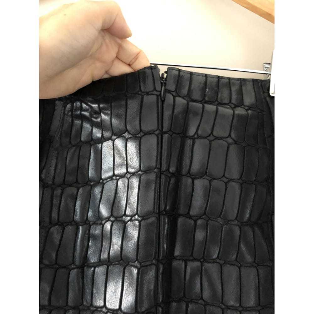 Kaufmanfranco Leather mid-length skirt - image 3