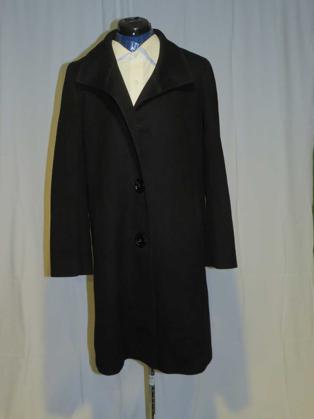 Other Fleurette Recent Black Loro Piana Wool Over… - image 1