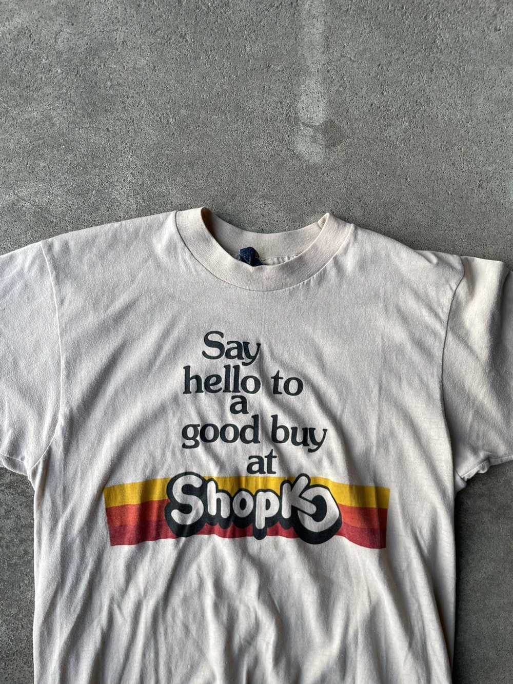 Vintage Vintage 70s say hello to a good buy shopk… - image 2