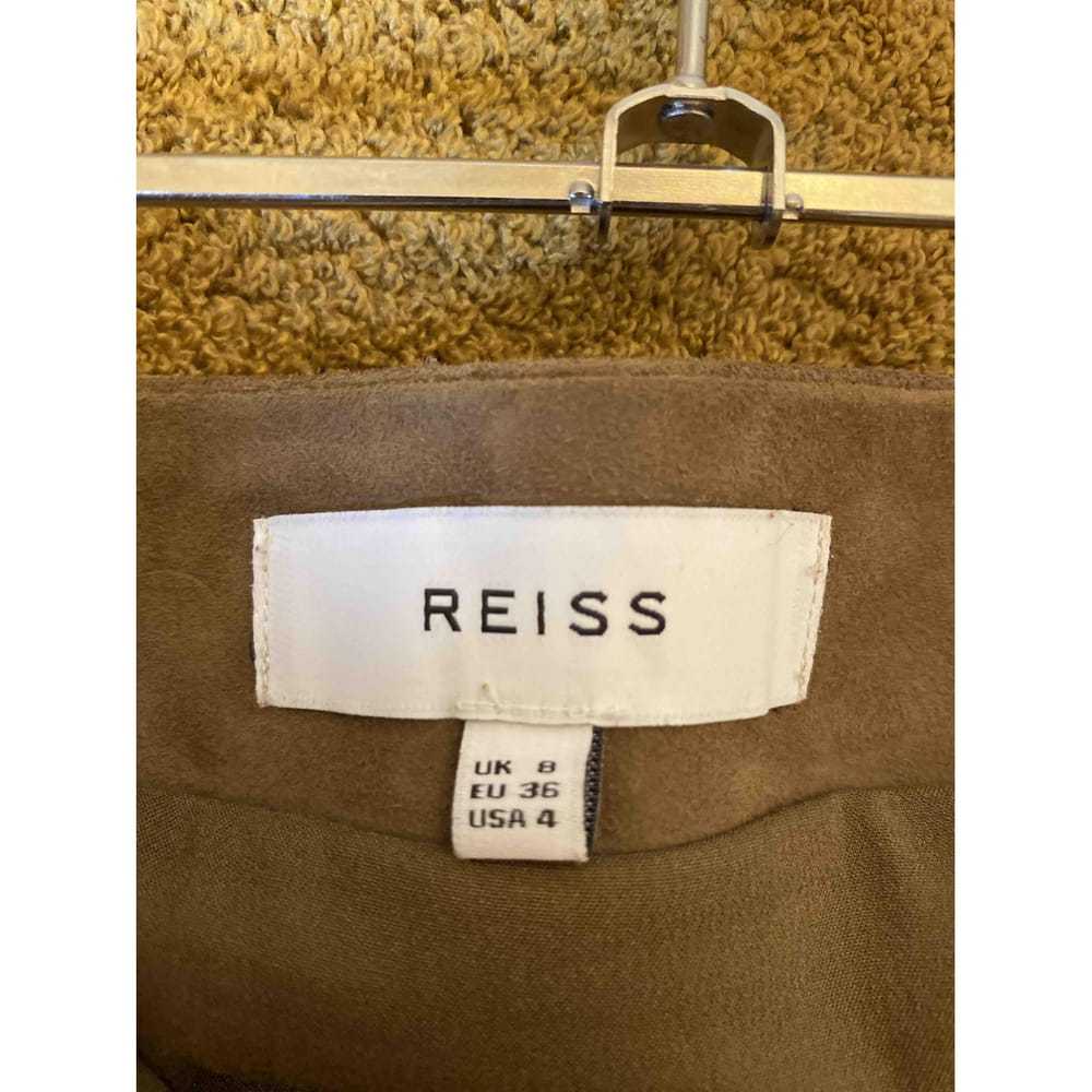 Reiss Leather mini skirt - image 4