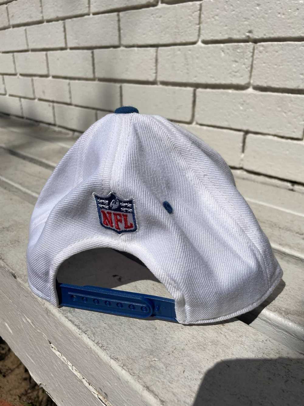 Vintage White NFL Shield Logo Football New Era Snapback Hat Cap