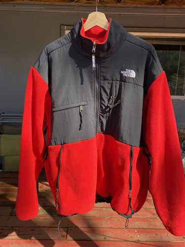 Polartec × The North Face Black and classic red no