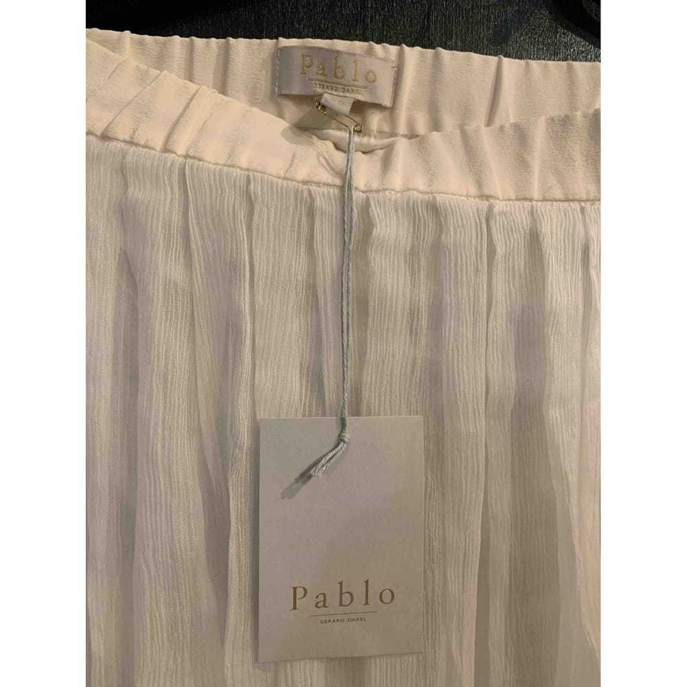 Pablo Silk mid-length skirt - image 4