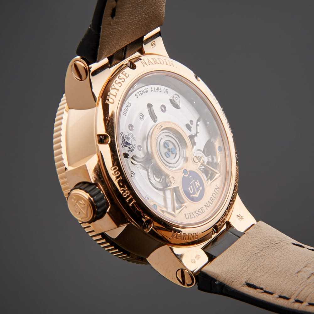 Ulysse Nardin Pink gold watch - image 2