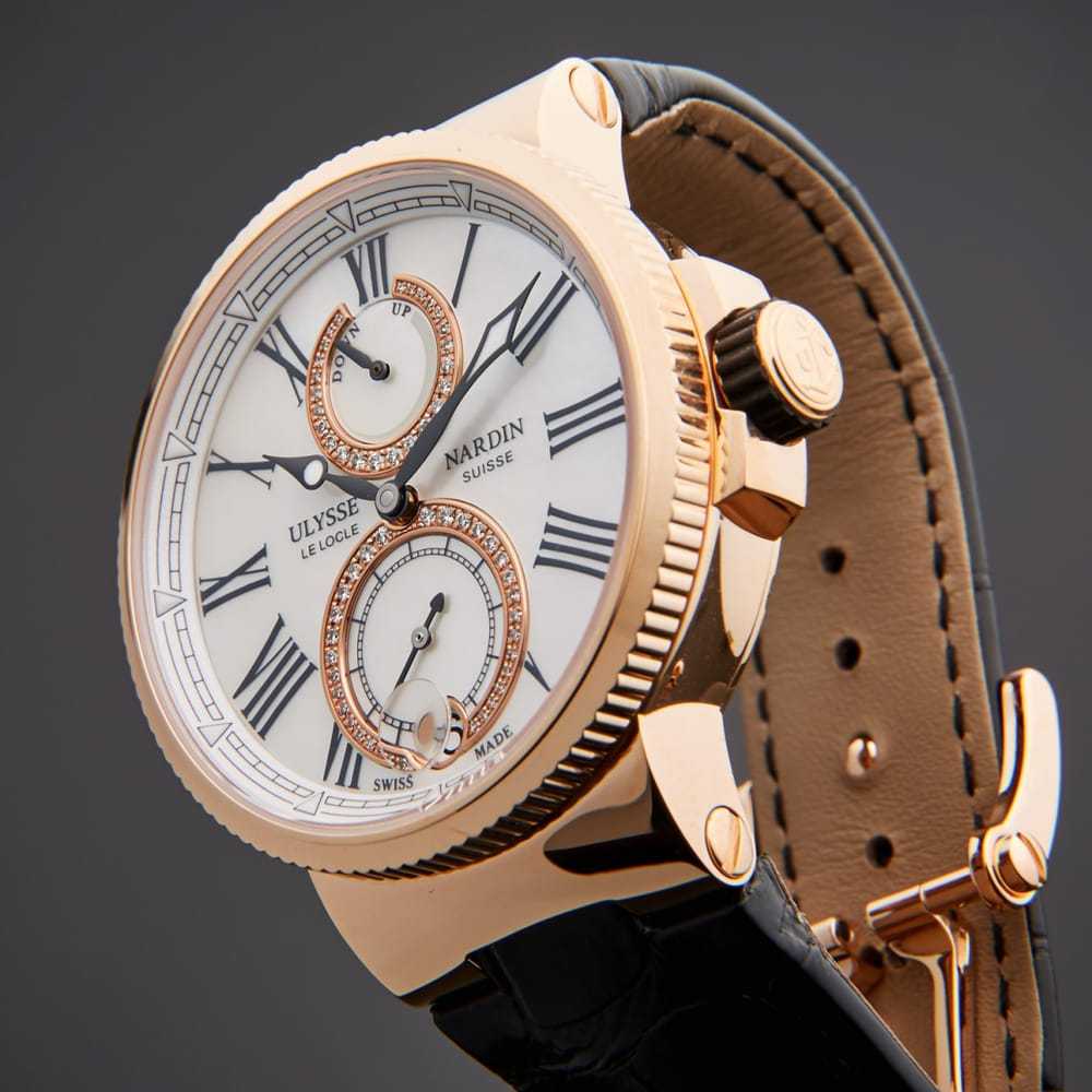Ulysse Nardin Pink gold watch - image 3