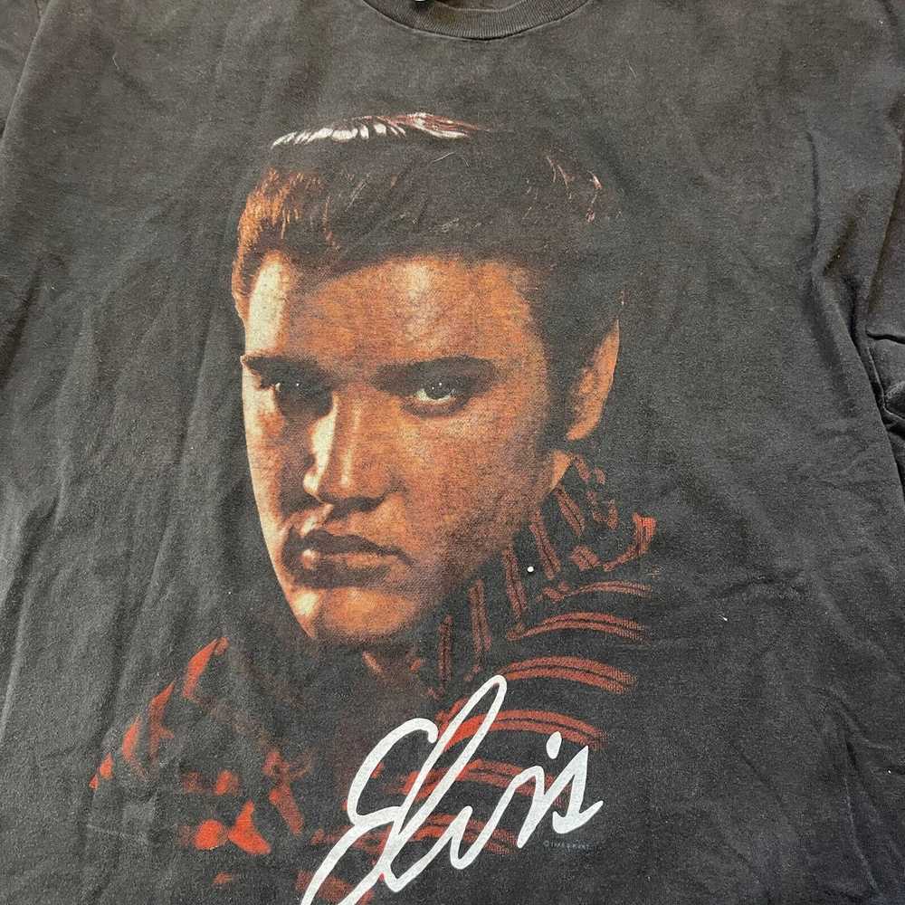 Vintage Vintage 1990 Elvis Presley T Shirt size X… - image 3