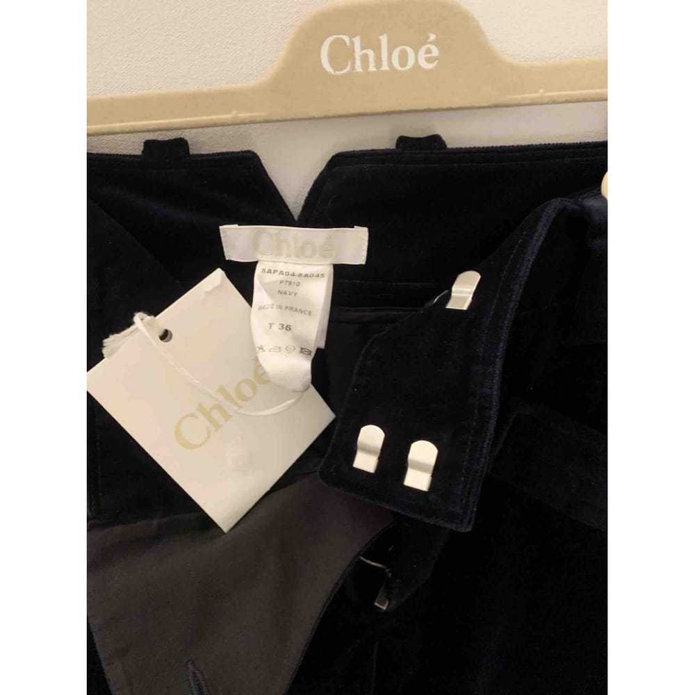 Chloé Velvet straight pants - image 3
