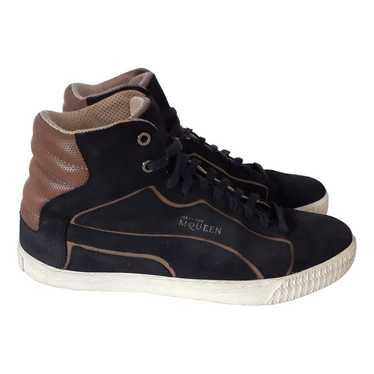 Alexander McQueen For P Leather high trainers - image 1