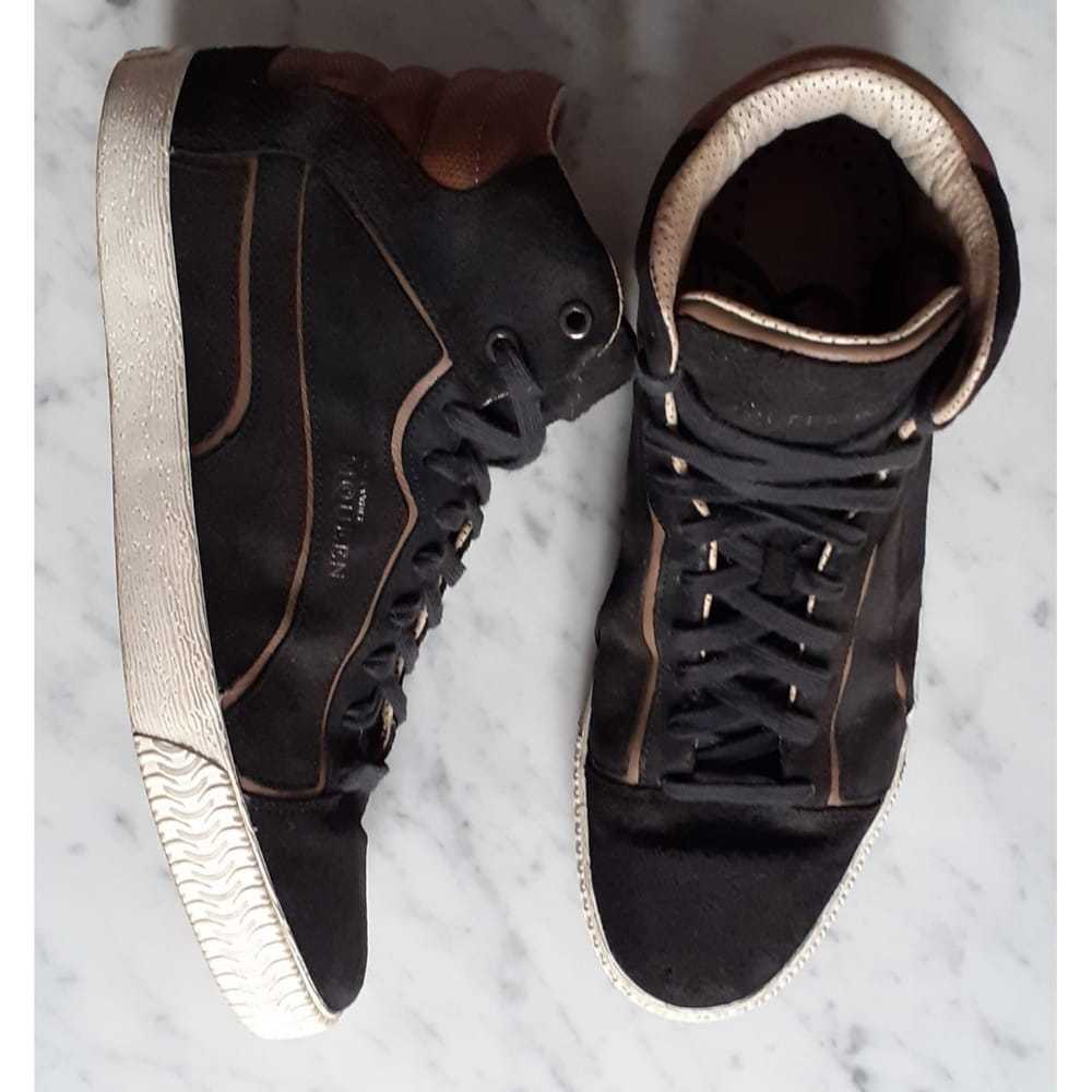 Alexander McQueen For P Leather high trainers - image 4