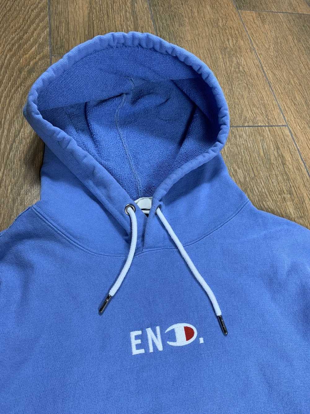 Champion × END × Streetwear Champion x END blue h… - image 2