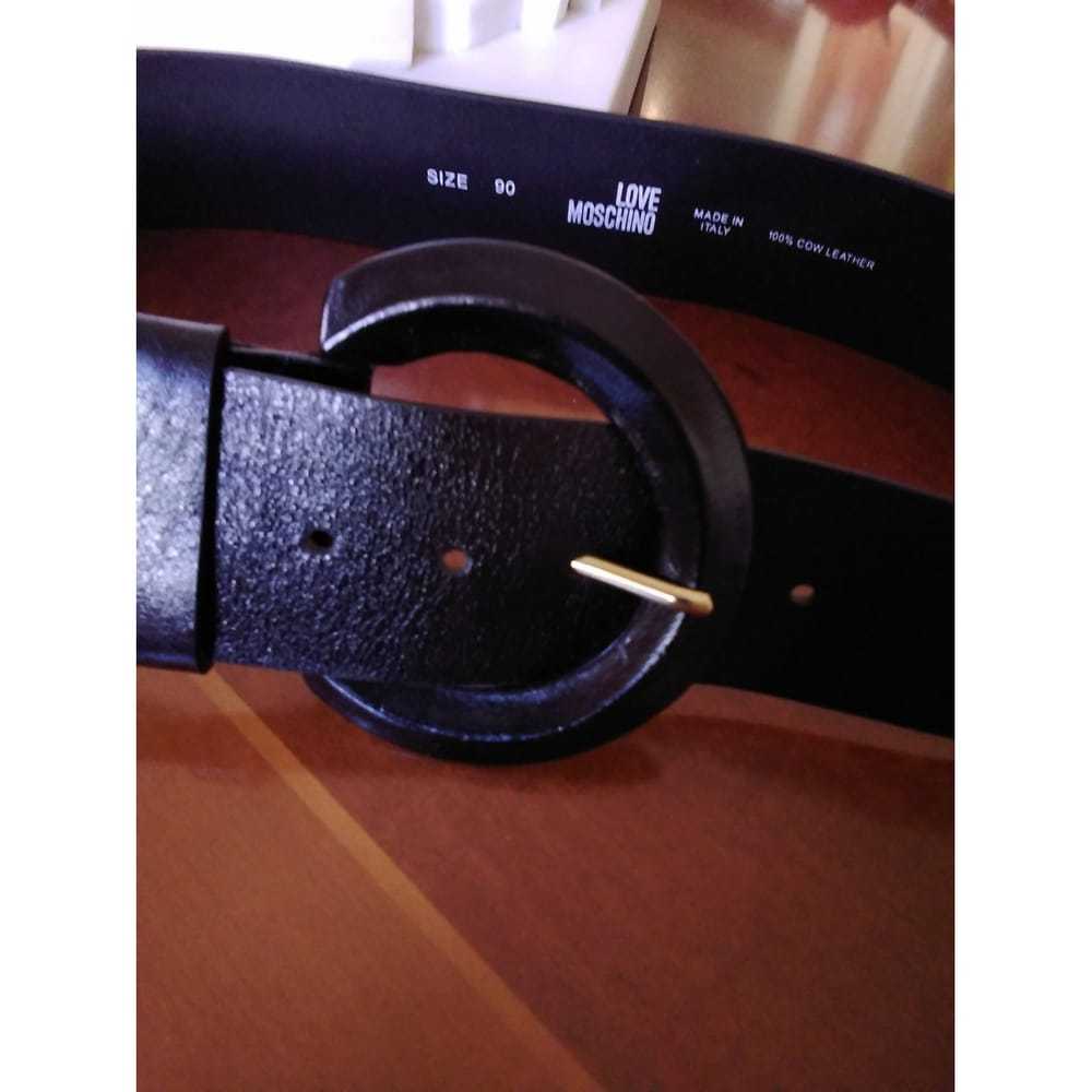 Moschino Love Leather belt - image 2