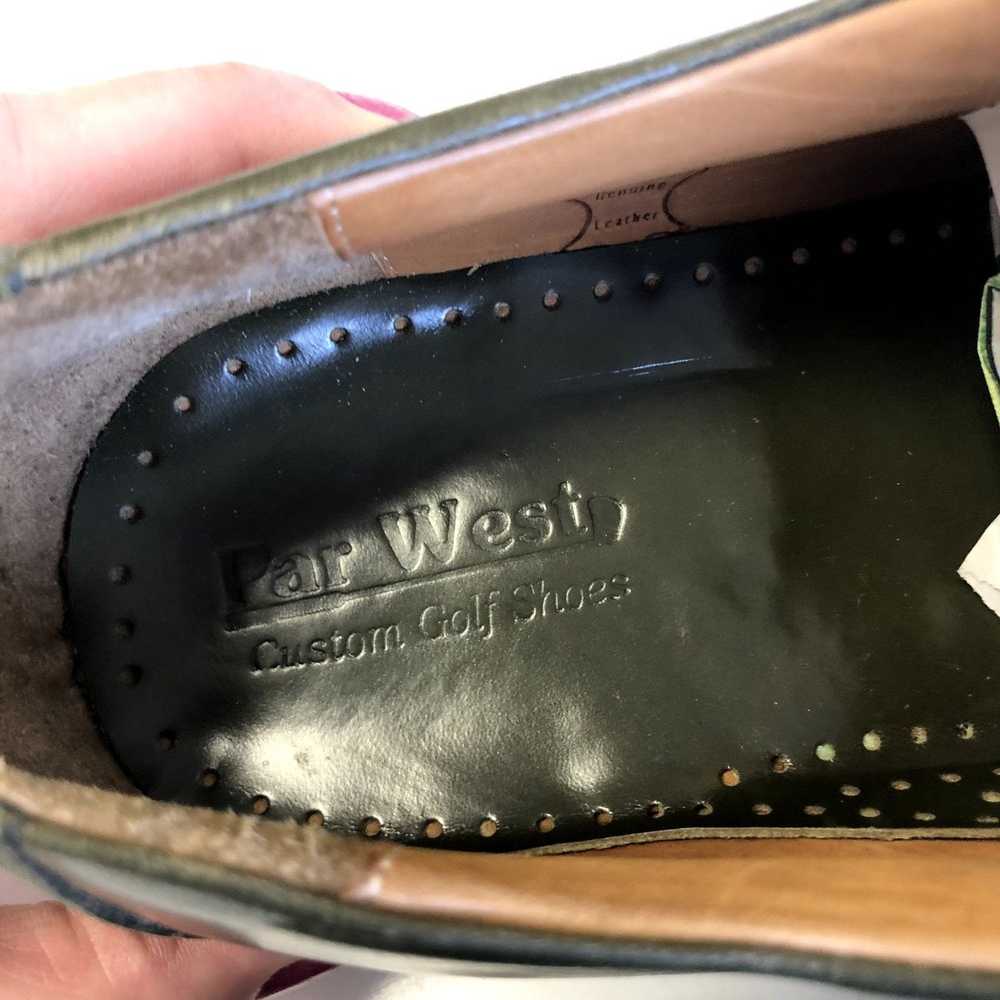Unkwn $1200 Par West CUSTOM MADE Leather Cap Toe … - image 7