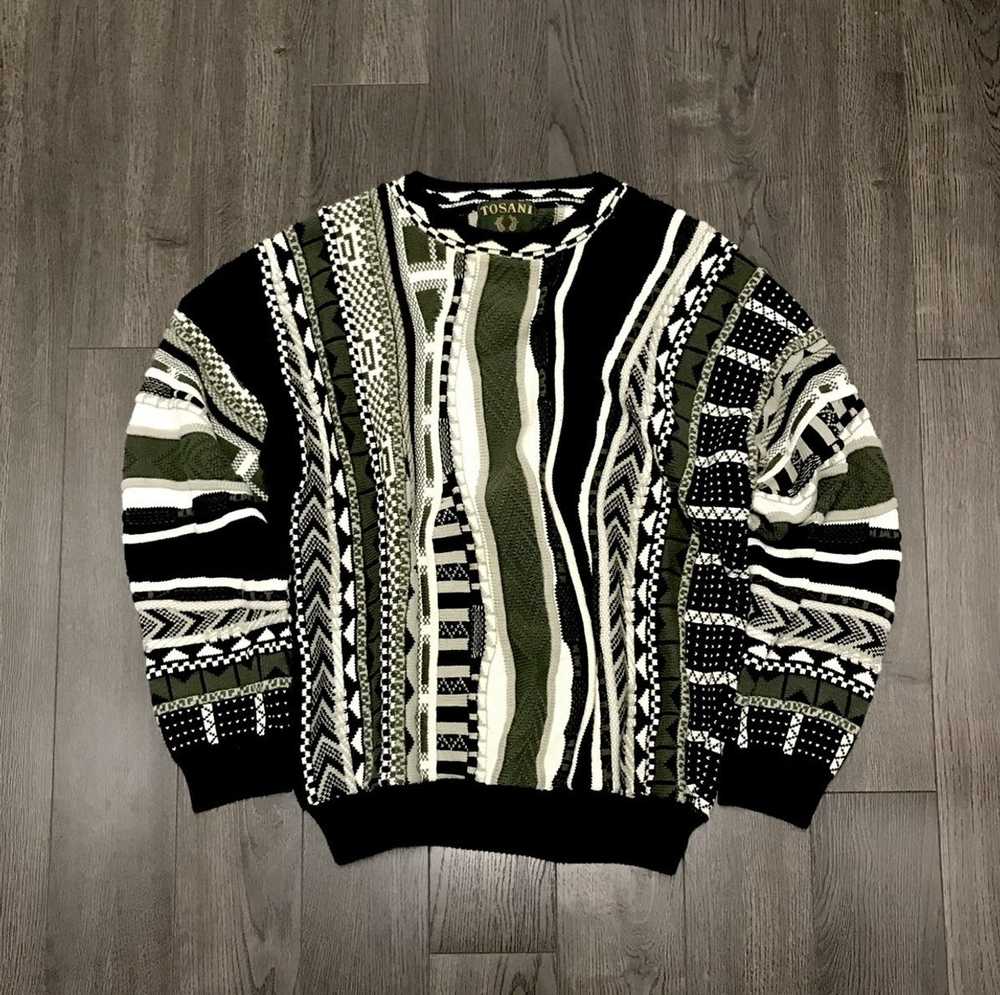 Coogi × Vintage Vintage 90s Tosani Coogi Style Kn… - image 1