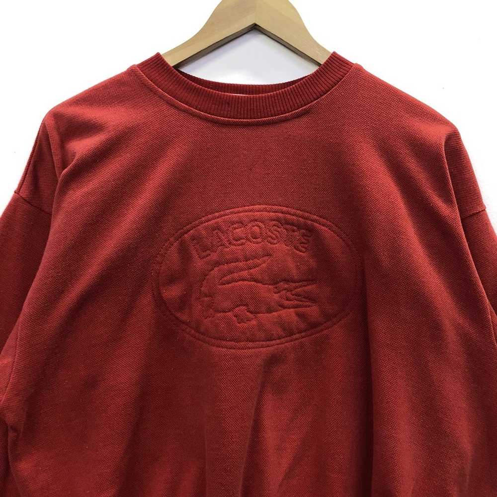 Lacoste ‘Rare!! Vintage Chemise LACOSTE Sweatshirt - image 3