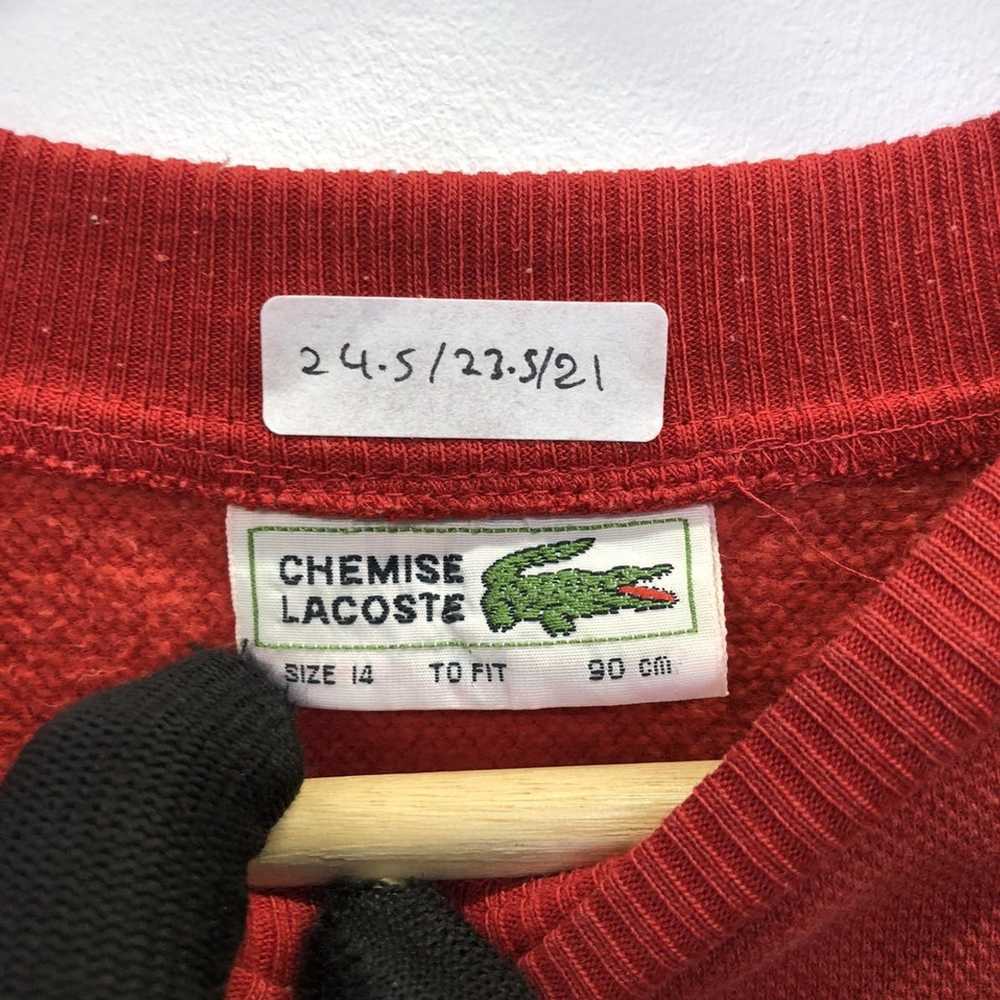 Lacoste ‘Rare!! Vintage Chemise LACOSTE Sweatshirt - image 9