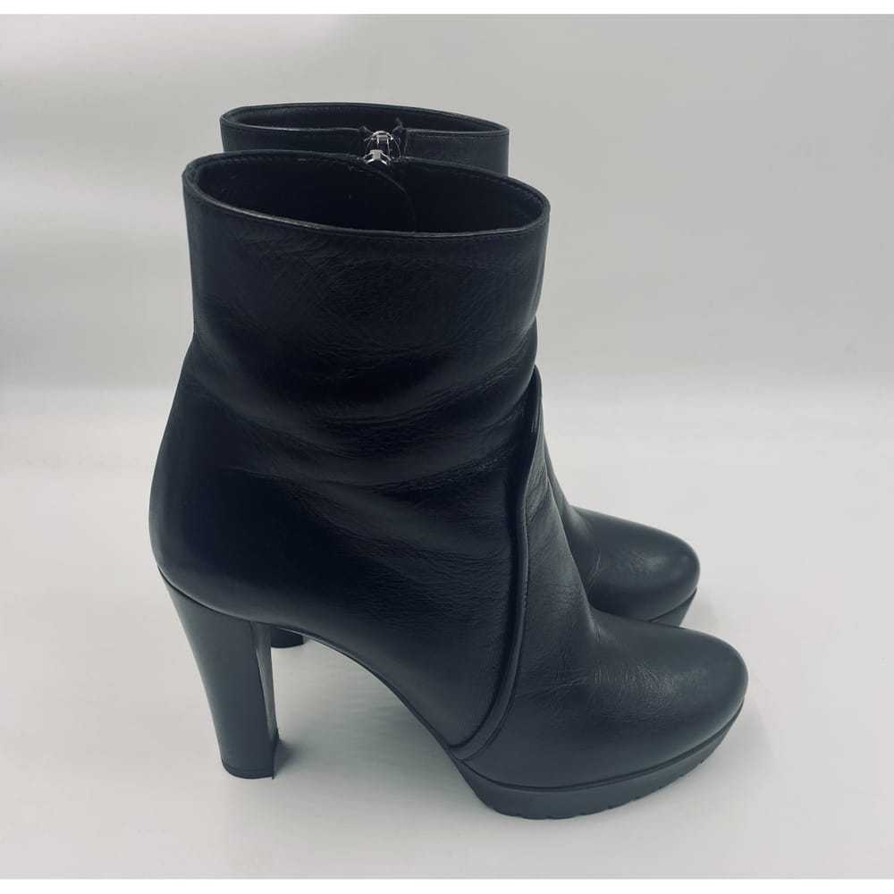 Emporio Armani Leather ankle boots - image 2