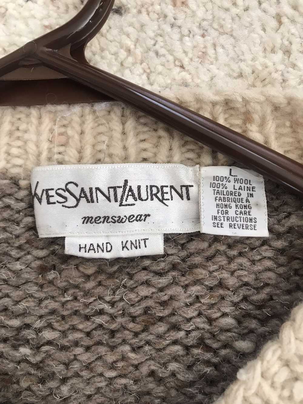 Yves Saint Laurent Vintage hand knit - image 3