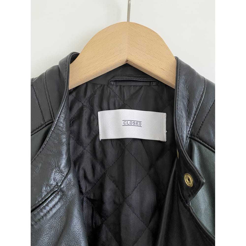 Closed Leather biker jacket - image 4
