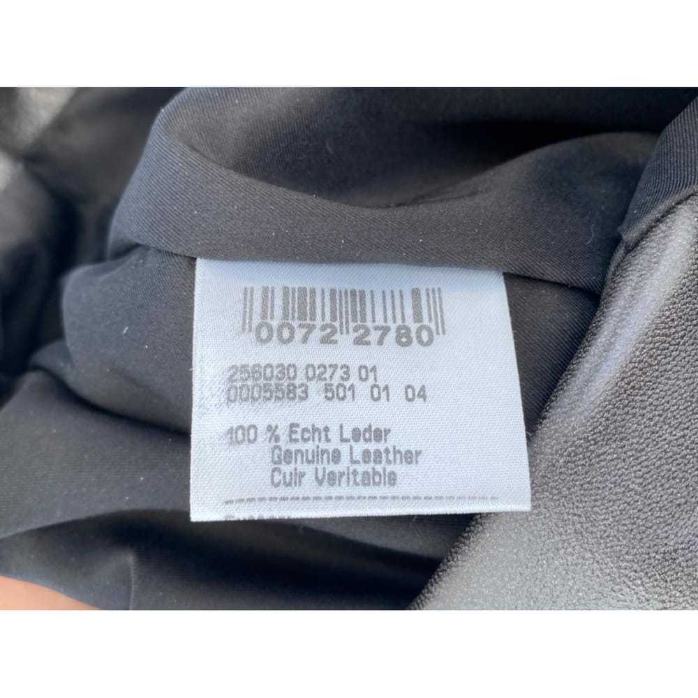 René Lezard Leather mid-length skirt - image 5
