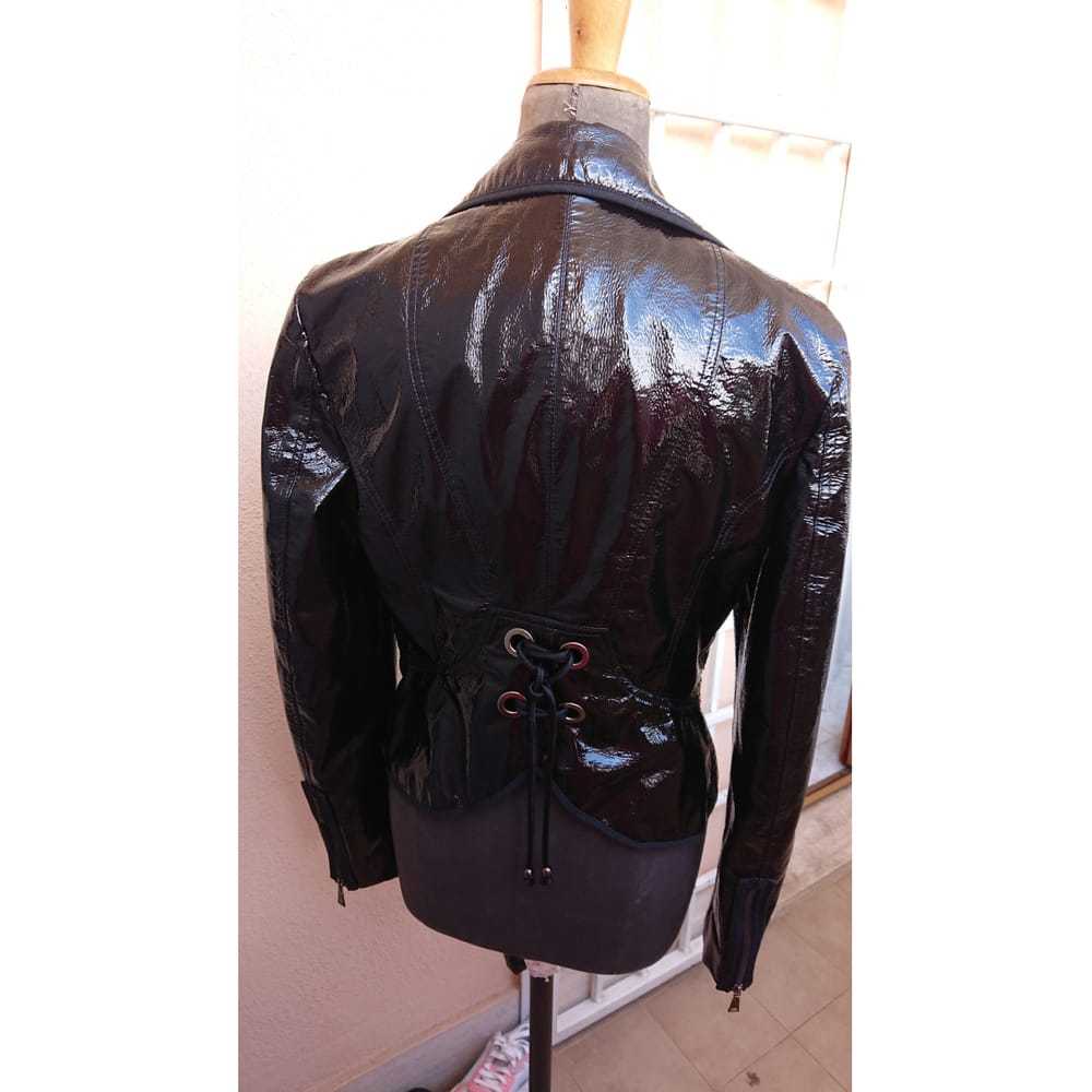 John Richmond Vegan leather biker jacket - image 3