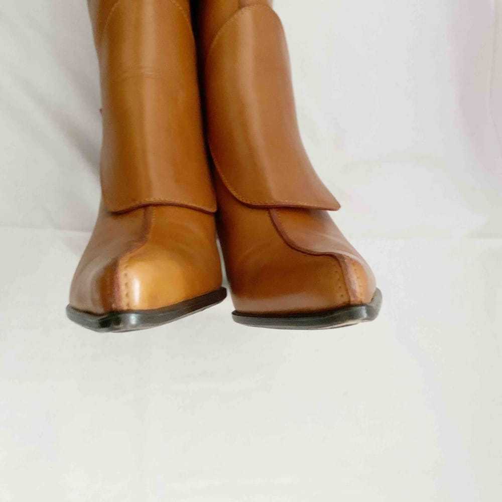 Sergio Rossi Leather riding boots - image 6