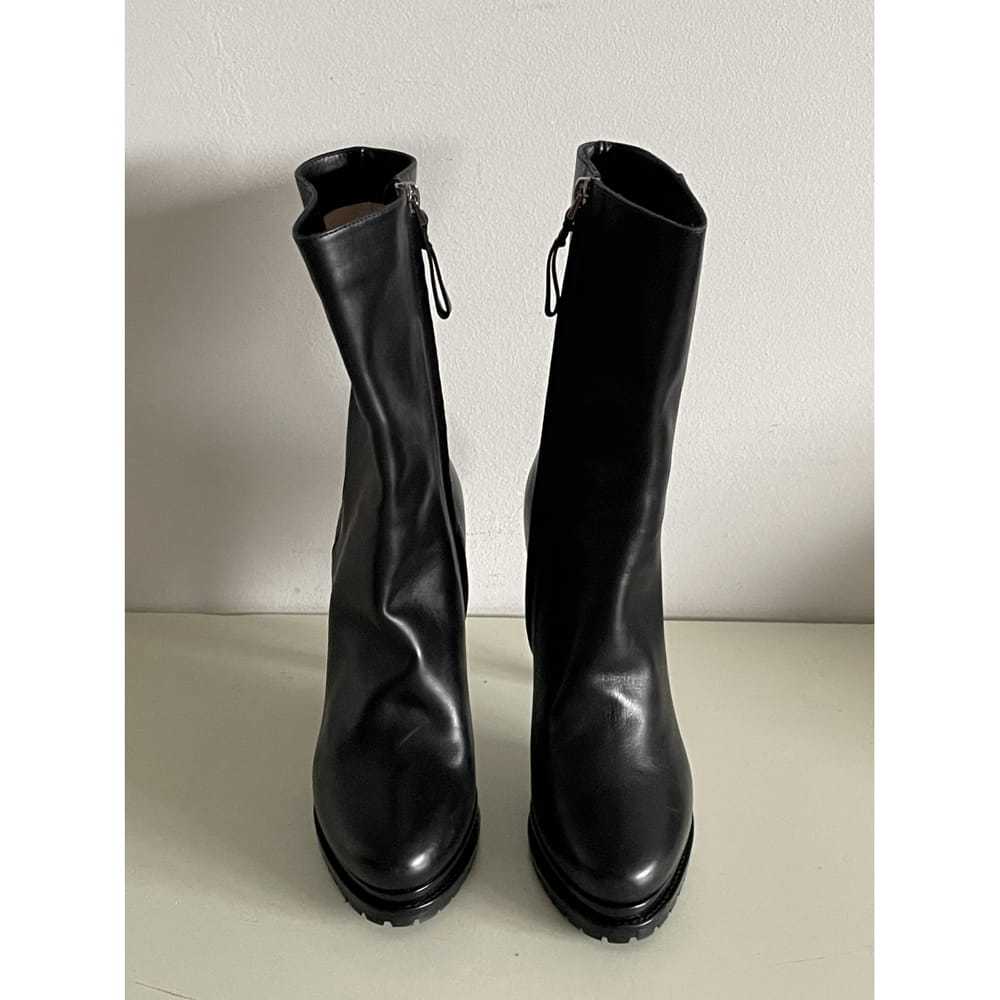 Giorgio Armani Leather ankle boots - image 5