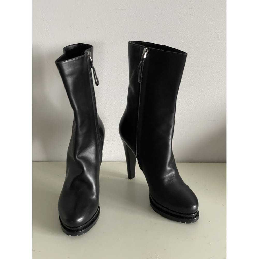 Giorgio Armani Leather ankle boots - image 9