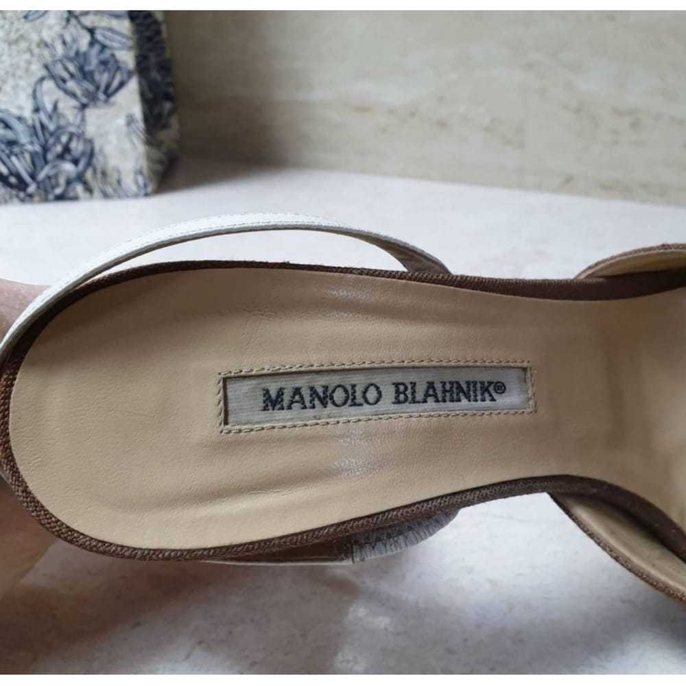 Manolo Blahnik Maysale cloth sandal - image 2