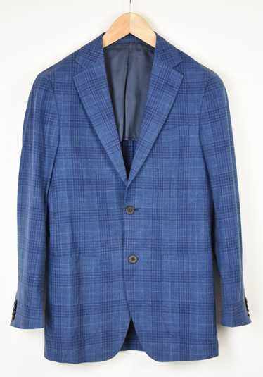 Light Blue Havana Blazer in Wool Silk Linen Cashmere