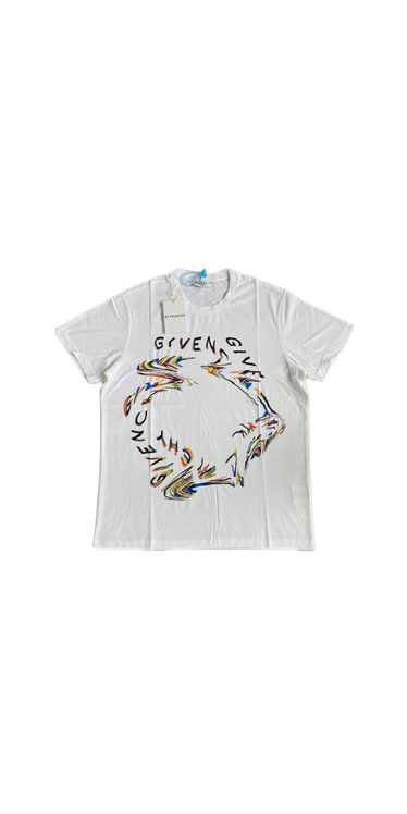 Givenchy color twisted rainbow short-sleeved T-shi