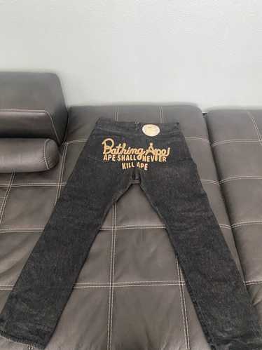 Bathing ape outlet jeans