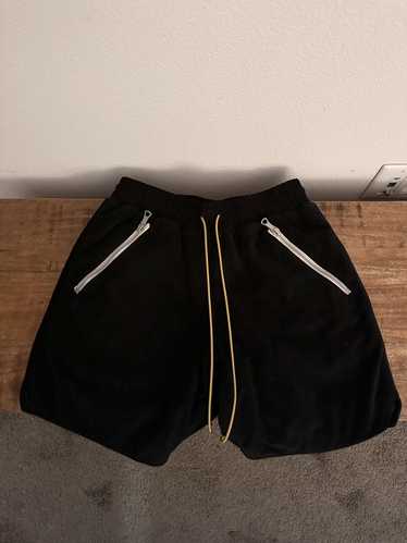 Rhude Rhude velour shorts