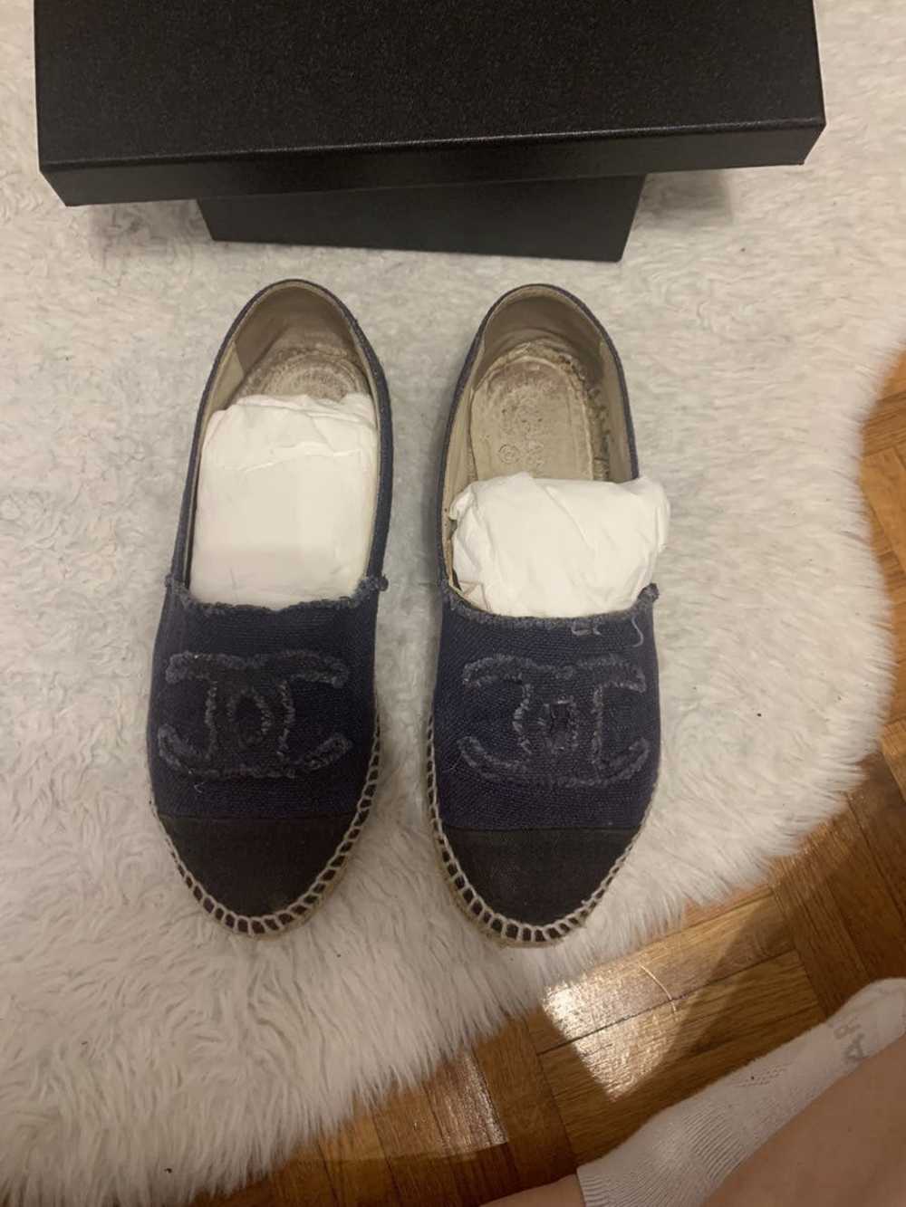 Chanel Chanel Espadrilles Denim Blue & Black - image 2