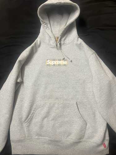 Supreme Bling Box Logo Hooded Sweatshirt Grey 'Gris', DoctorawwadShops