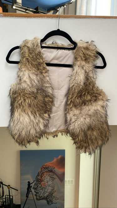 Custom CUSTOM Furry Open Vest ⊛ BROWN/CREME ⊛ Gen… - image 1