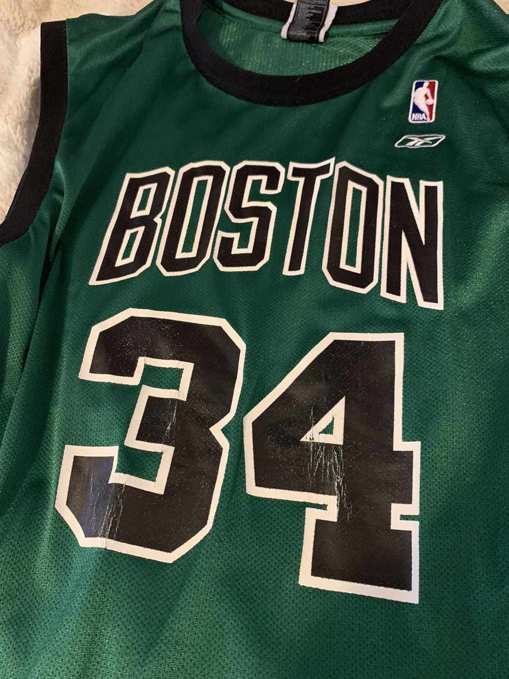 Vintage Champion Paul Pierce Boston Celtics Jersey Green Kids XL 18-20