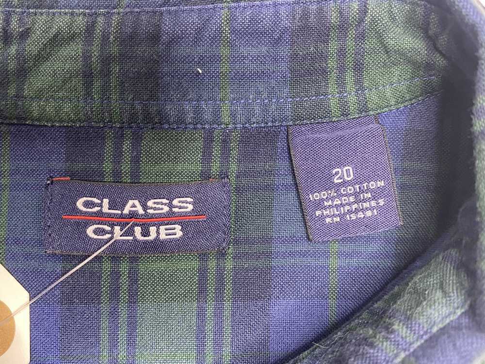 Class Club Vintage Class Club Shirt, Green & Blue… - image 5