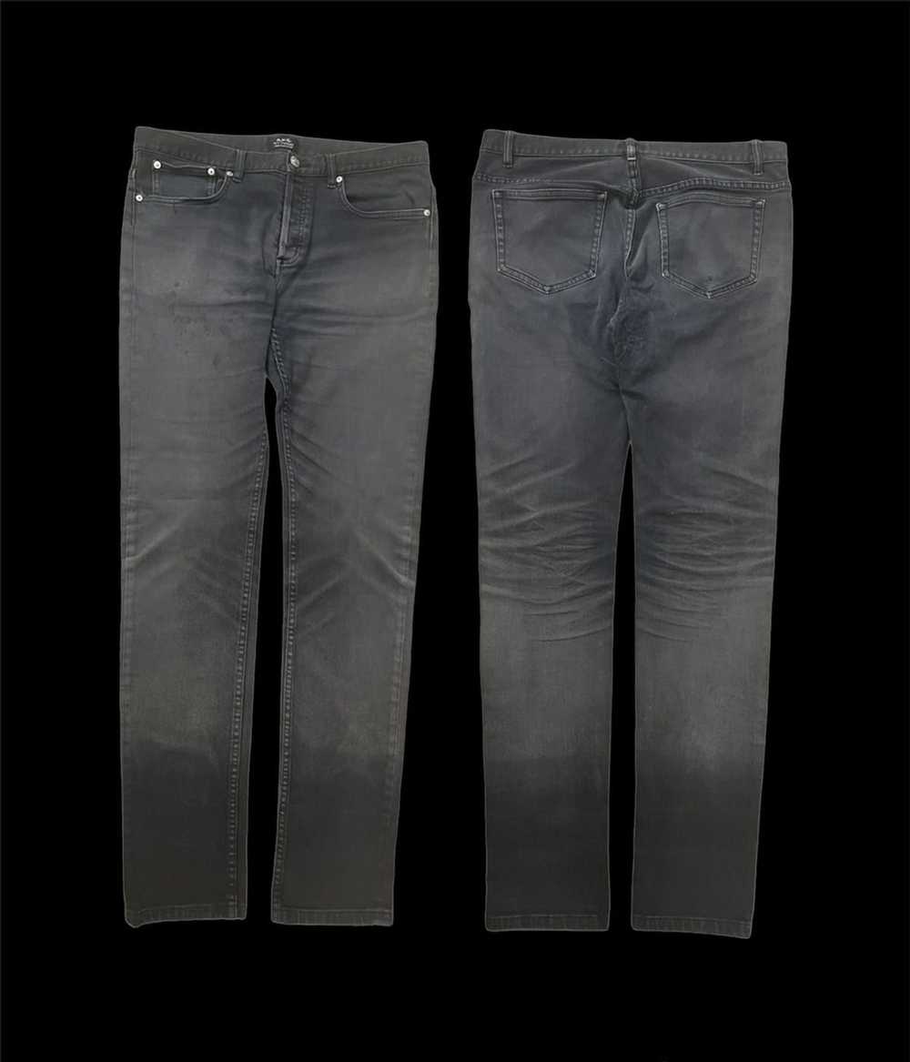 A.P.C. Petit Standard Denim in Charcoal Grey, Fad… - image 1