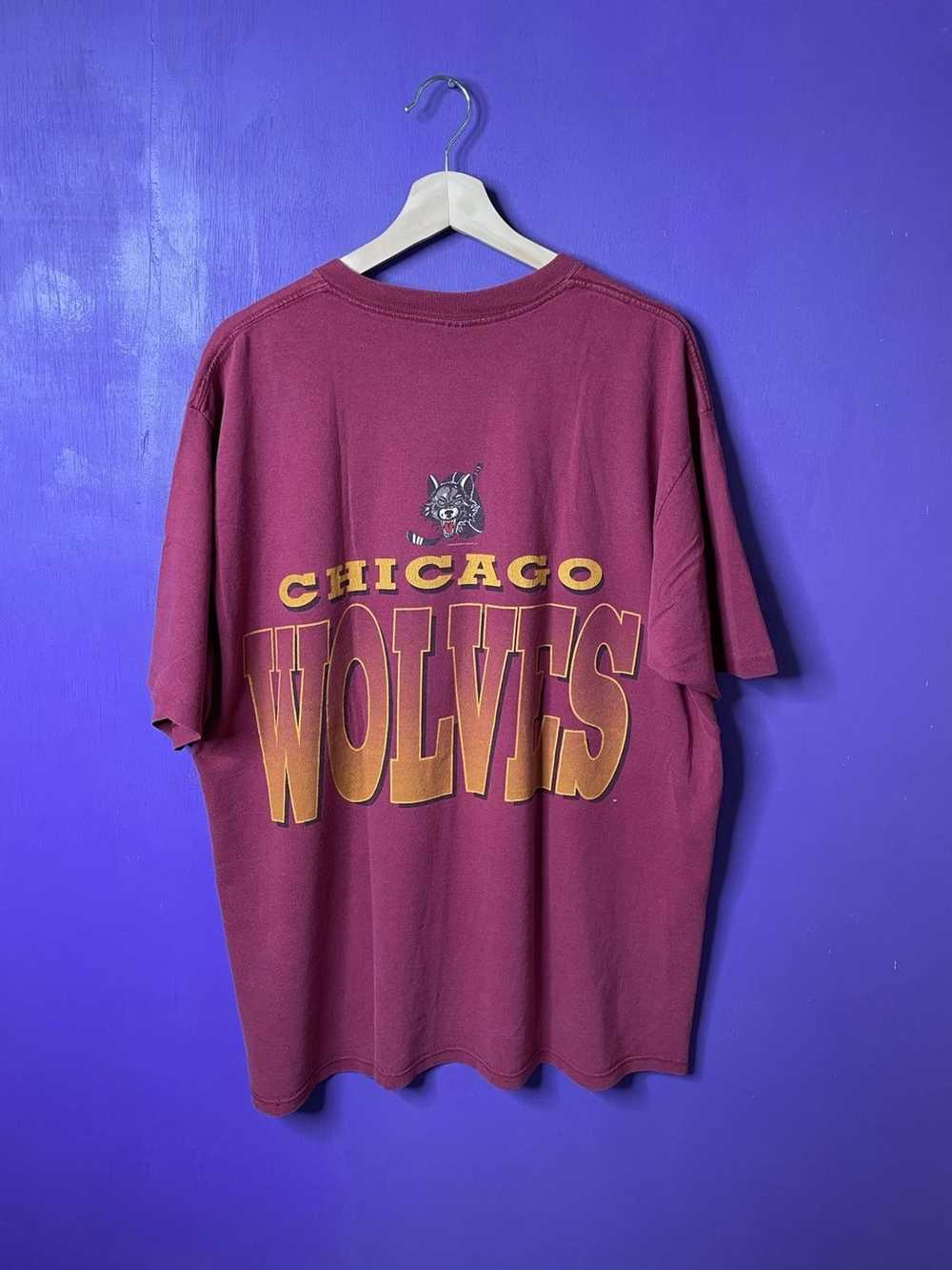 NHL × Vintage Vintage Chicago wolves big wolf pri… - image 2