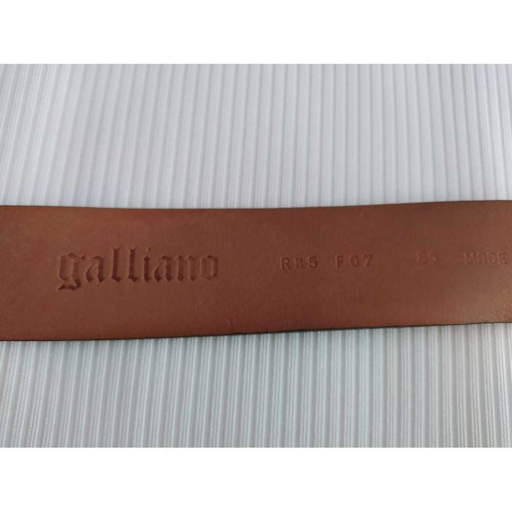 Galliano Leather belt - image 6