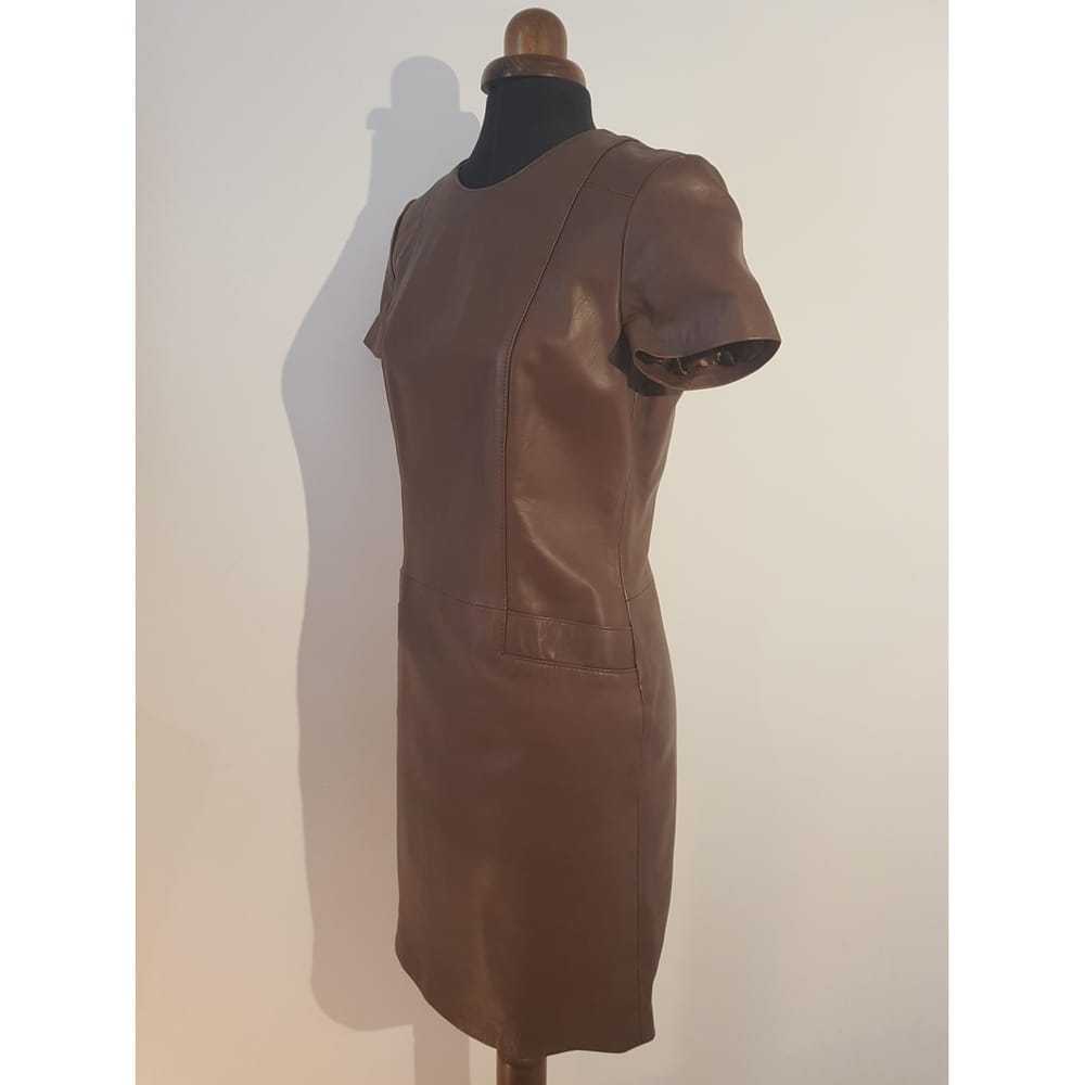 Caroline Biss Leather mid-length dress - image 10