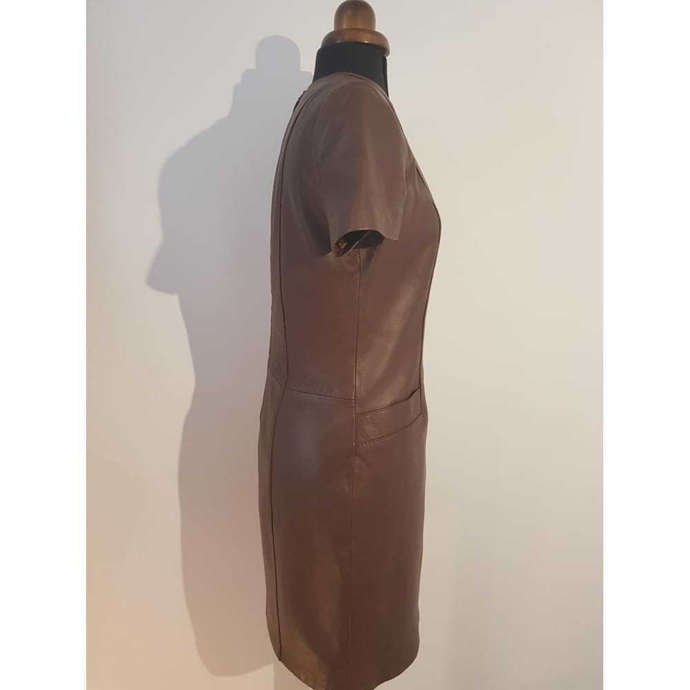 Caroline Biss Leather mid-length dress - image 12