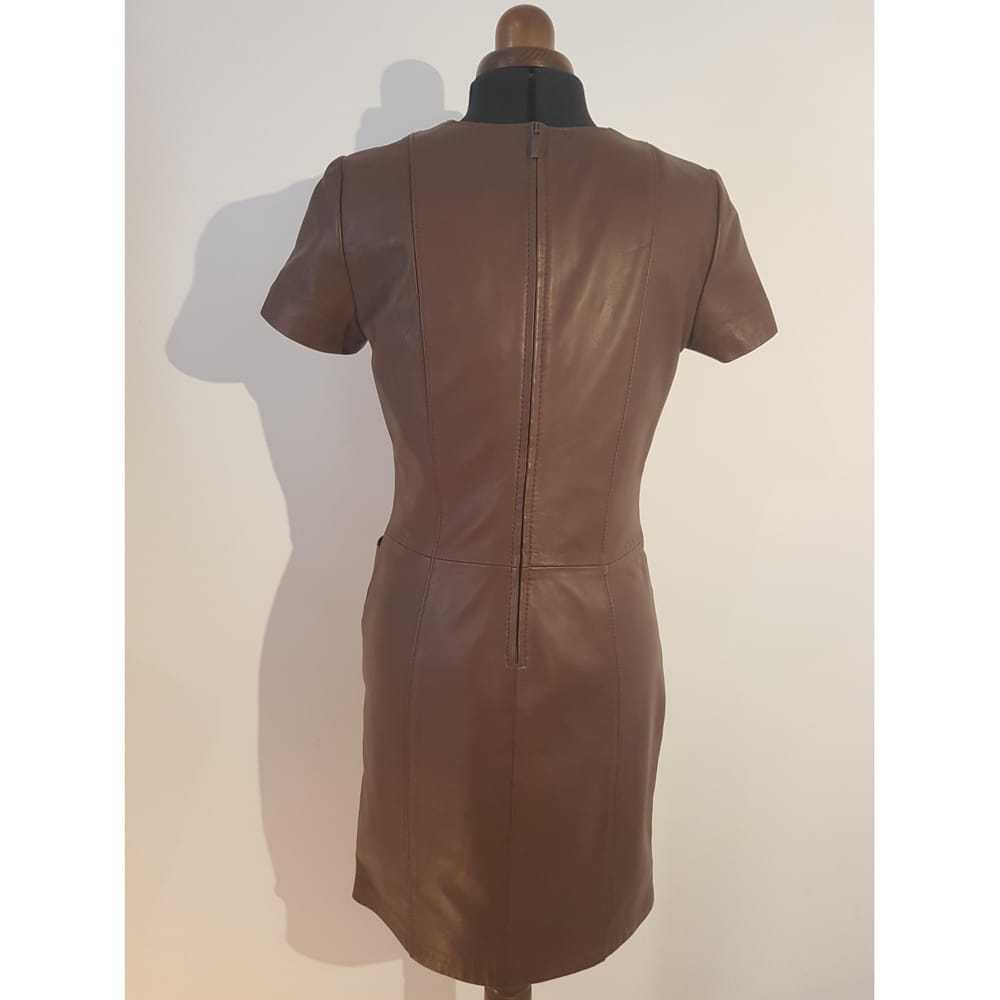 Caroline Biss Leather mid-length dress - image 7