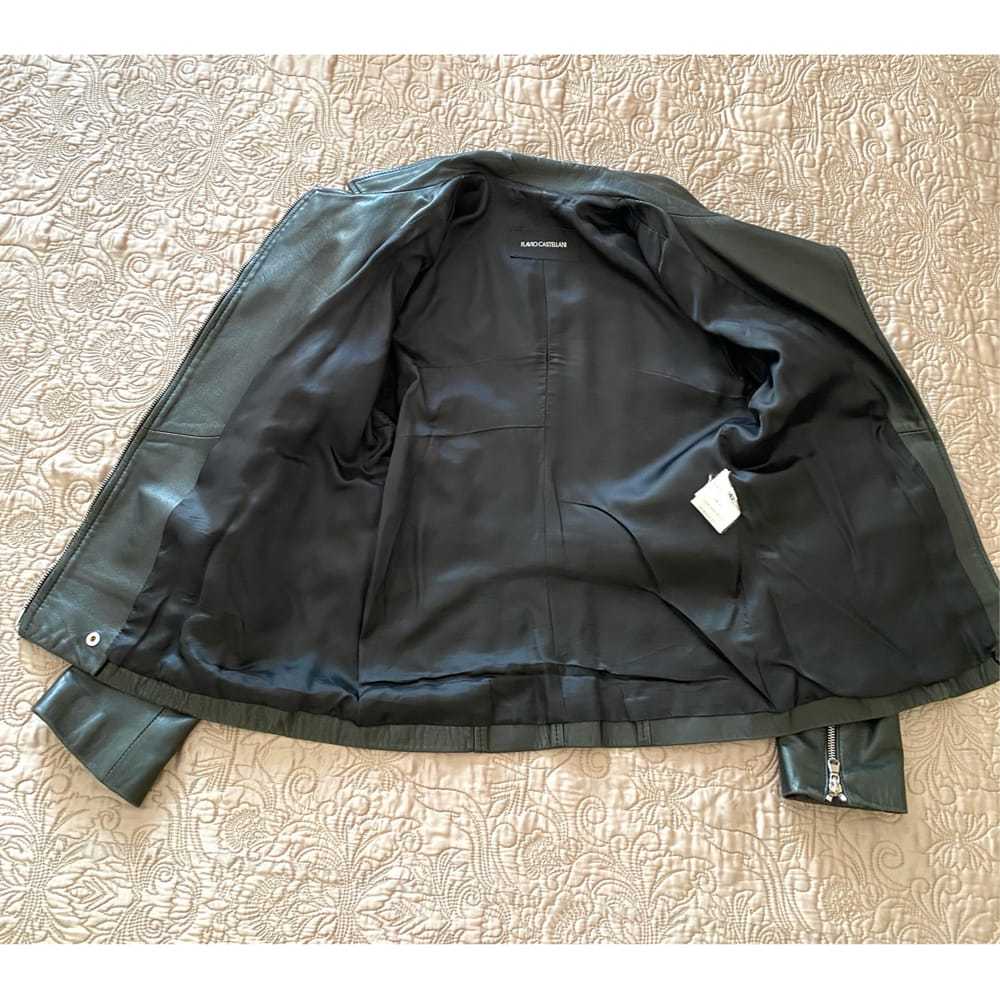 Flavio Castellani Leather biker jacket - image 2