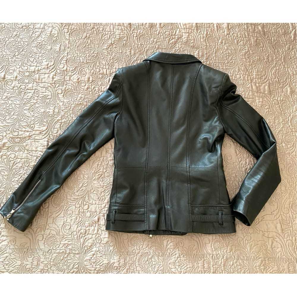 Flavio Castellani Leather biker jacket - image 4