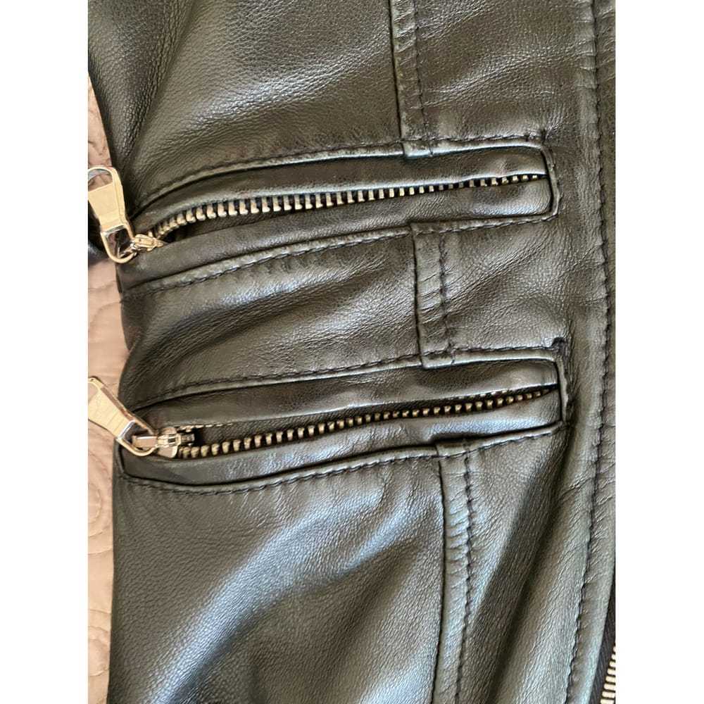 Flavio Castellani Leather biker jacket - image 8