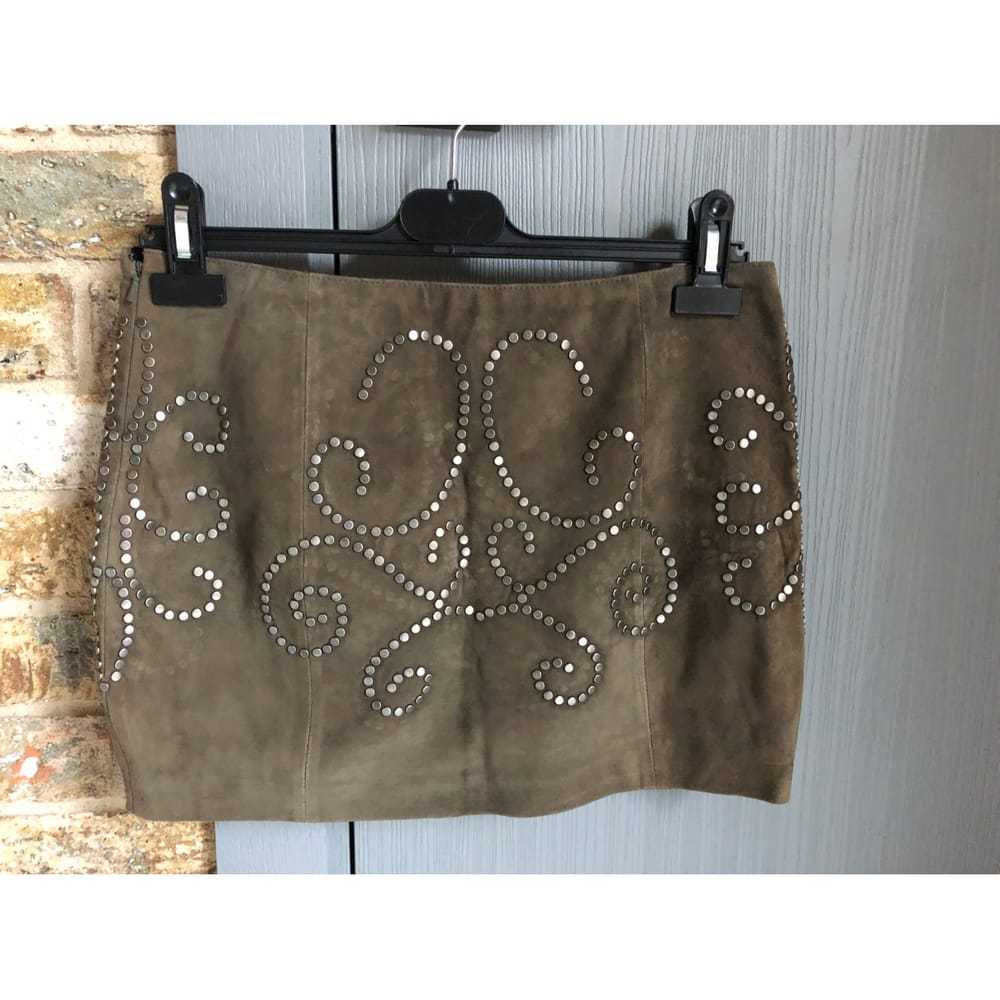 Haute Hippie Leather mini skirt - image 2