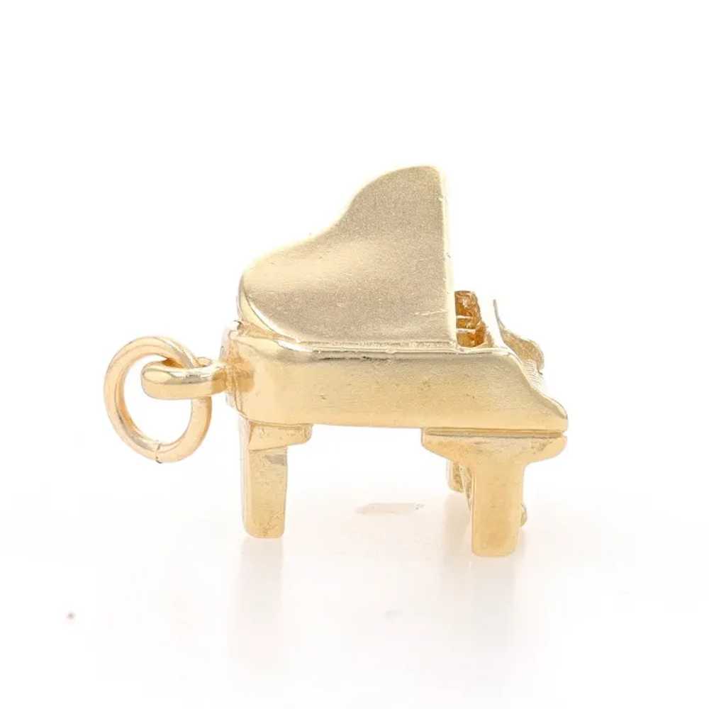 Yellow Gold Piano Charm - 14k Musical Instrument … - image 2