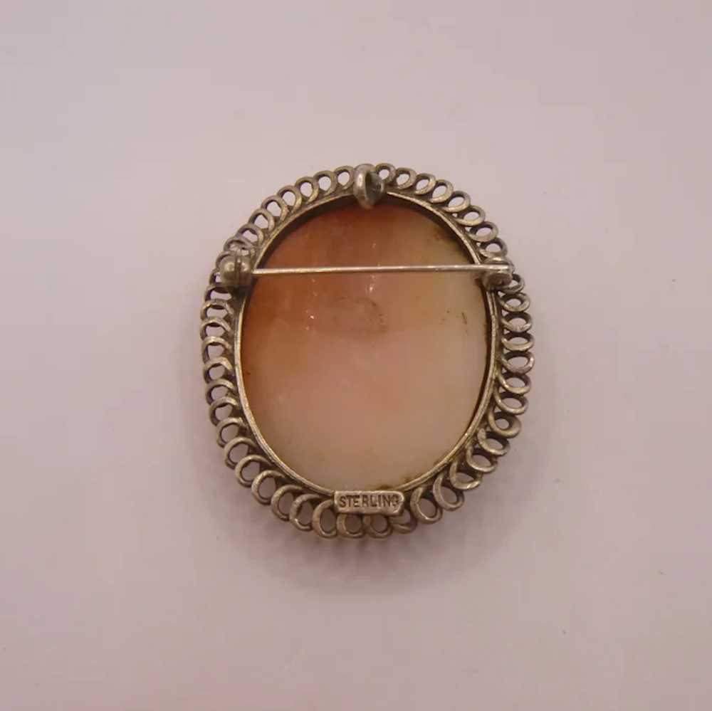 Antique Shell Cameo of Saint Francis and Baby Jes… - image 5