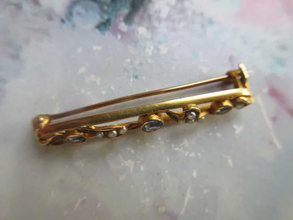 Antique 14K Wordley Allsopp Bliss WAB Lapel Pin S… - image 3